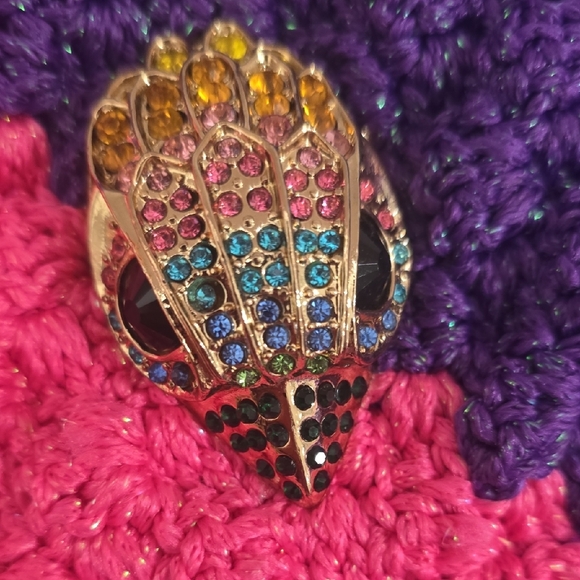 Kurt Geiger Multicolor Crochet Chain-Handle Shoulder Bag - Picture 8 of 8